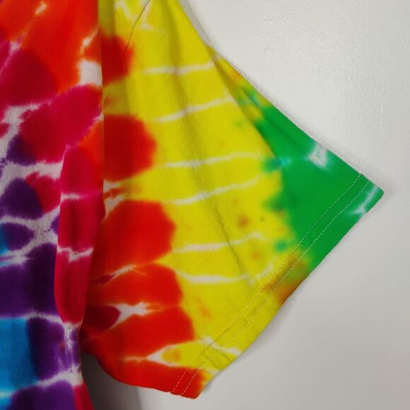 Ramblegrass Tie-Dye Short Sleeve T-shirt Handmade size Large - Picture 10 of 15